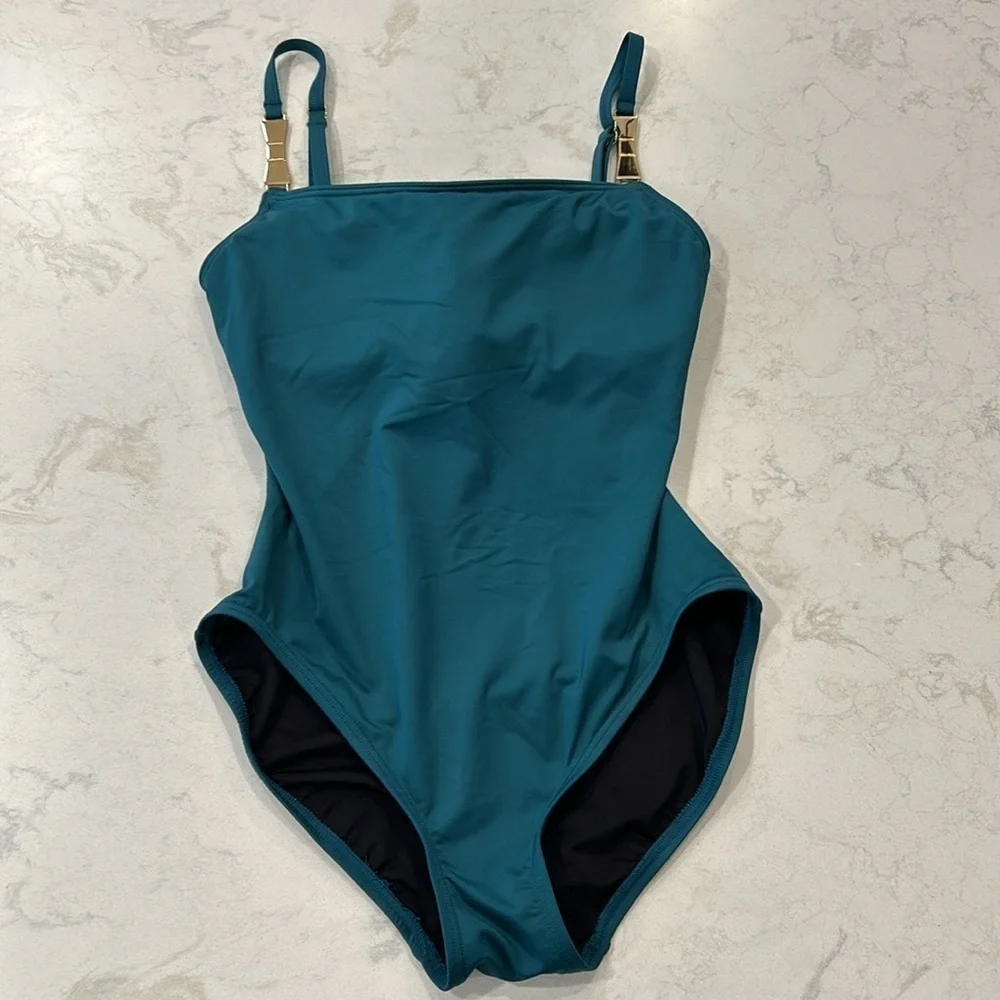 Kate Spade Crescent Bay One-Piece‎ Swimsuit Size Medium
